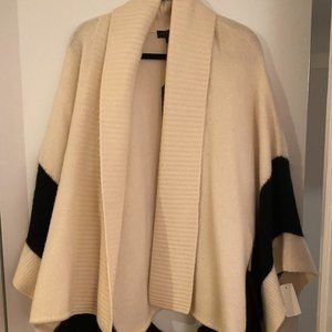 Rag & Bone Ivory Wool Poncho Size 1